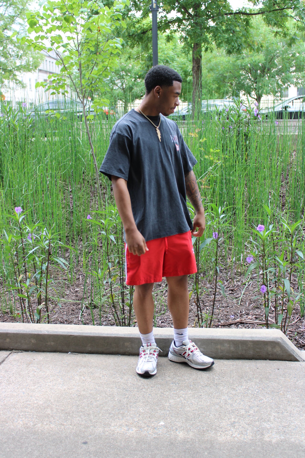 "Love/Fate Collection" Gray Man Acid Wash T-Shirt