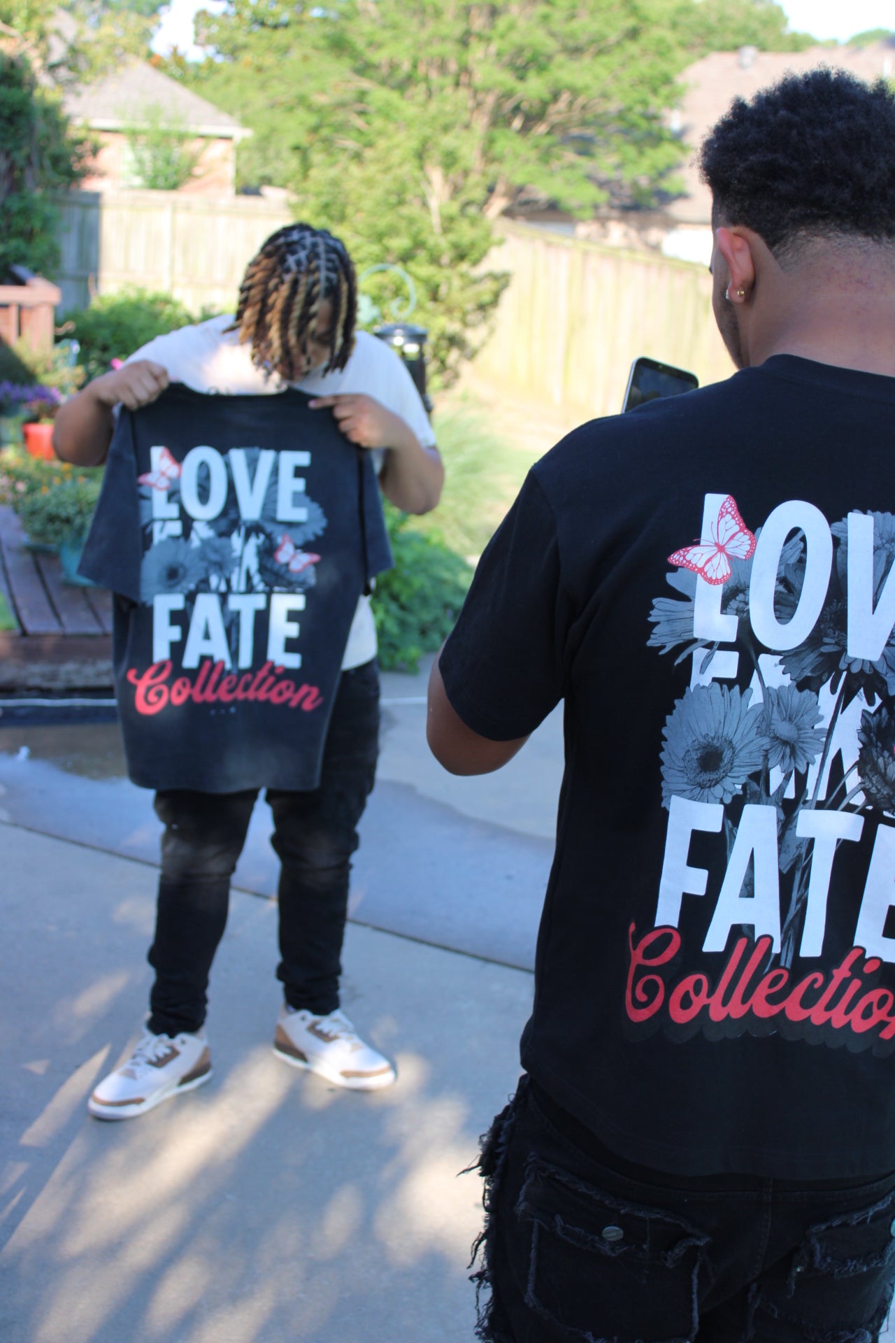 "Love/Fate Collection" Gray Man Acid Wash T-Shirt