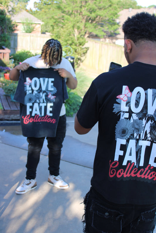 "Love/Fate Collection" Gray Man Acid Wash T-Shirt